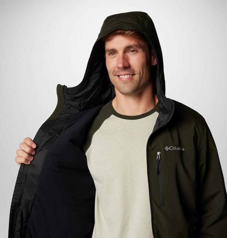 Men’s Gate Racer II Softshell Jacket, Color: Greenscape, image 6