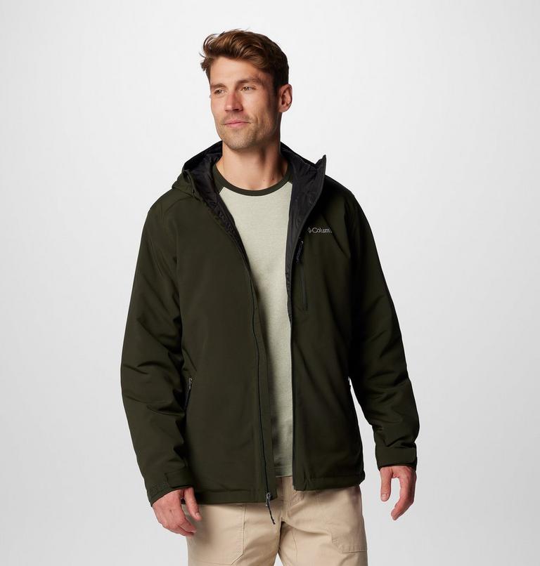 Men’s Gate Racer II Softshell Jacket, Color: Greenscape, image 7