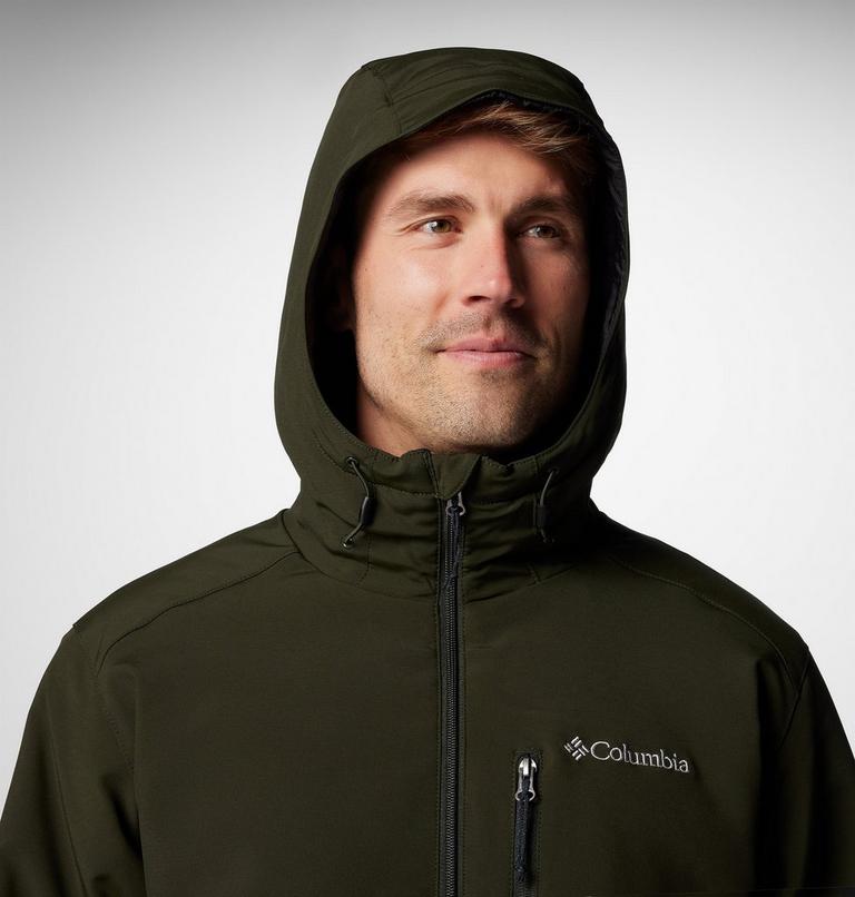 Men’s Gate Racer II Softshell Jacket, Color: Greenscape, image 8