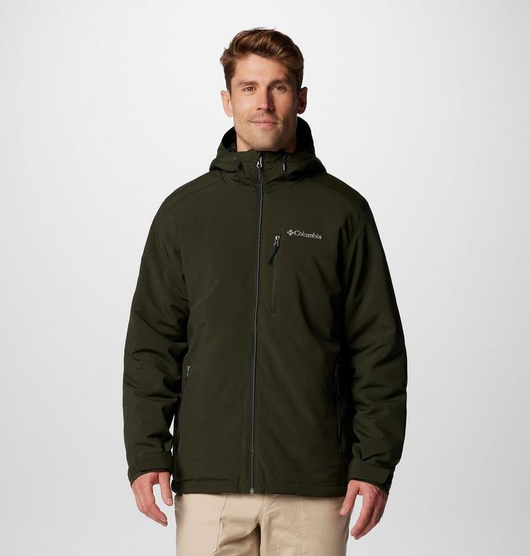 Men’s Gate Racer II Softshell Jacket, Color: Greenscape, image 1