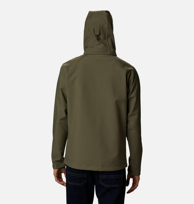 Men’s Cascade Ridge III Softshell Hiking Jacket, Color: Stone Green, image 2