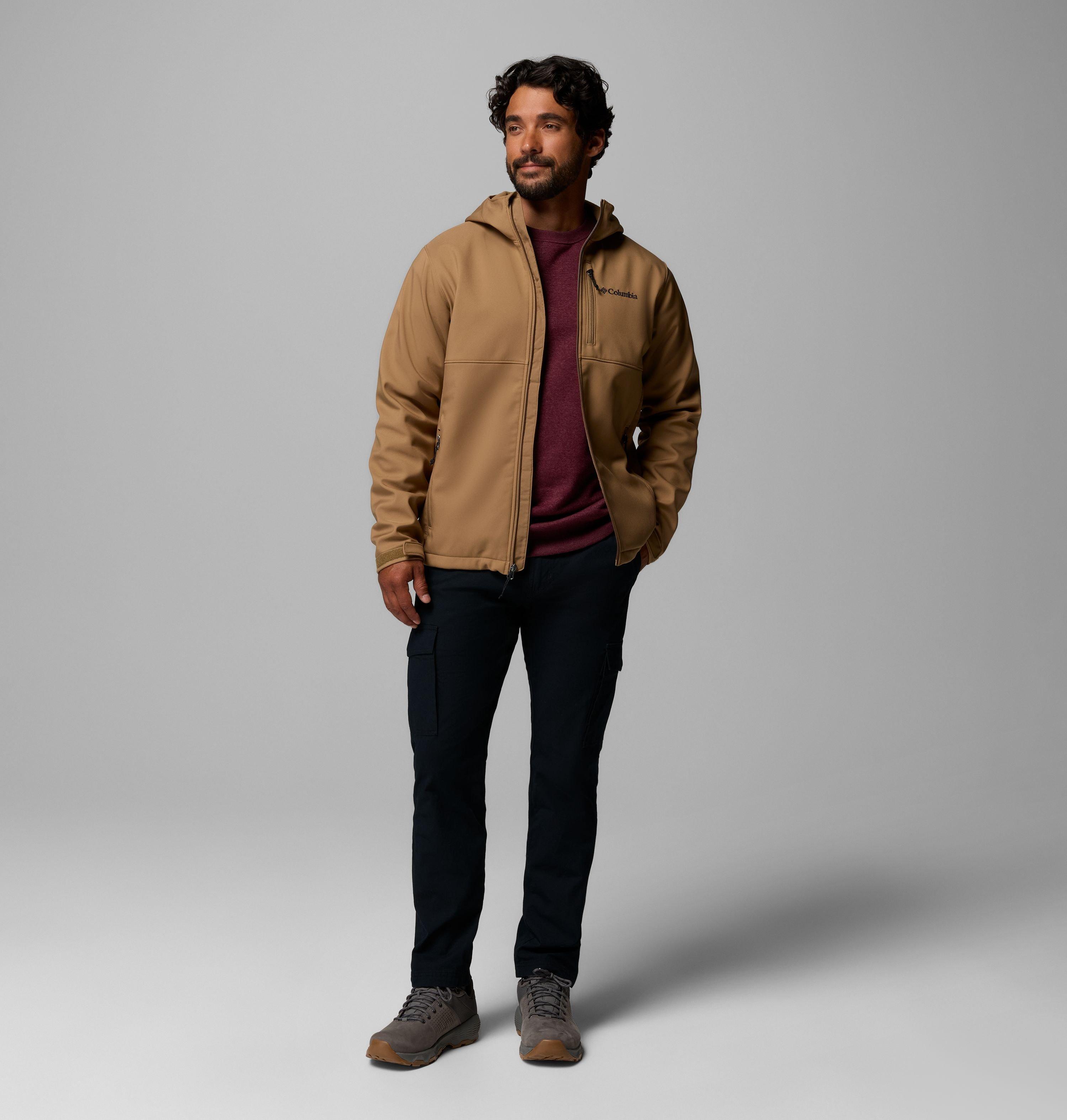 Manteau à capuchon à coquille souple Ascender II pour homme | 257 | M 2