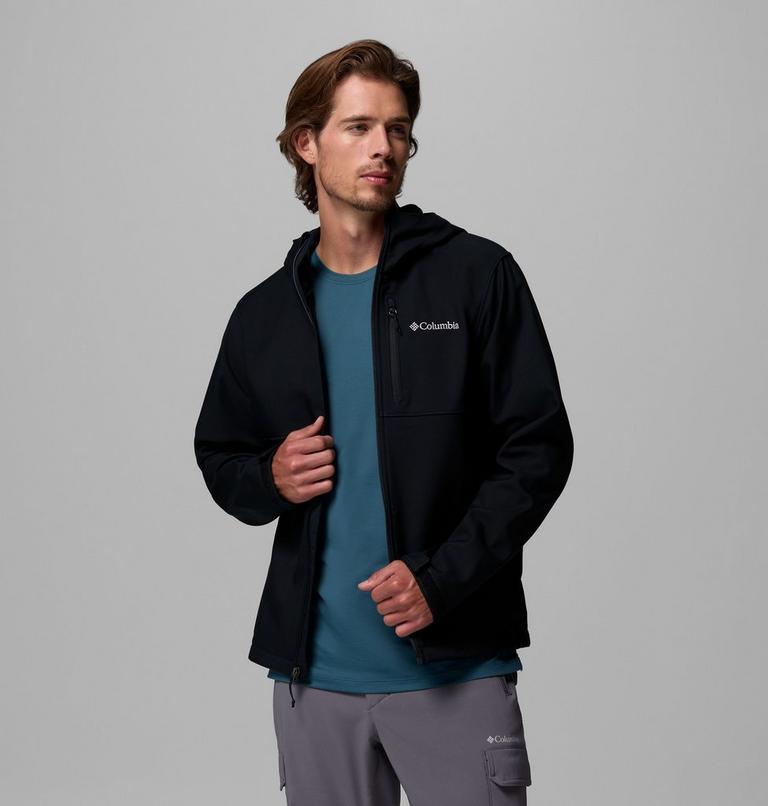 Men's Ascender II Hooded Softshell Hiking Jacket, Color: Black, image 5