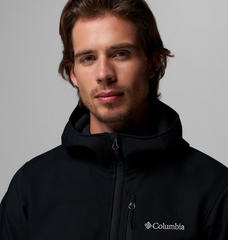 Men's Ascender II Hooded Softshell Hiking Jacket, Color: Black, image 7