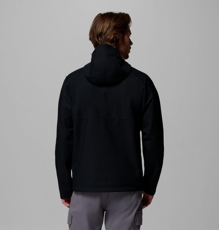Men's Ascender II Hooded Softshell Hiking Jacket, Color: Black, image 3