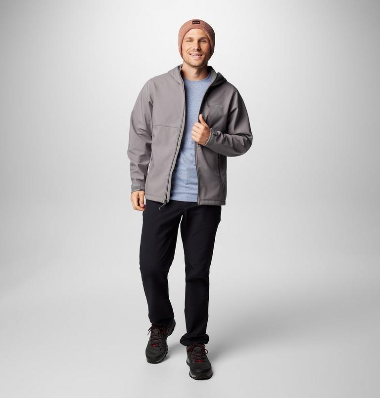 Ascender II Softshell Wanderjacke mit Kapuze für Männer, Color: City Grey, image 3