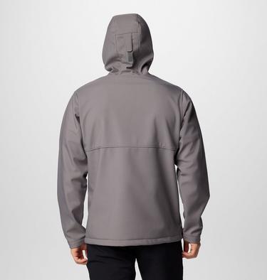 Chaqueta softshell de senderismo con capucha Ascender II para hombre, Color: City Grey, image 14