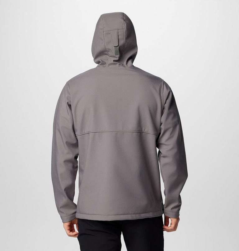 Ascender II Softshell Wanderjacke mit Kapuze für Männer, Color: City Grey, image 2