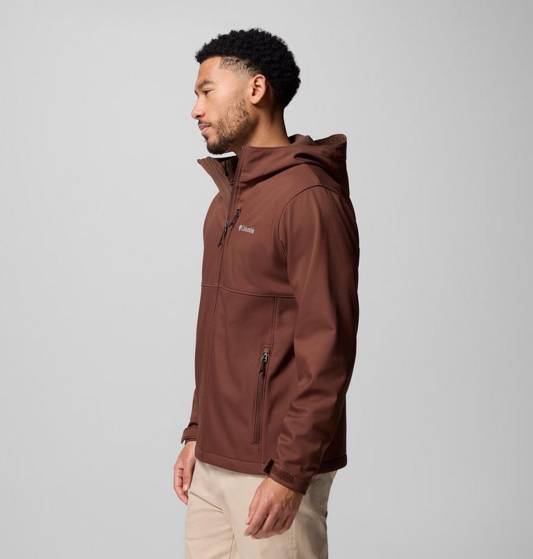 Men's Ascender II Hooded Softshell Hiking Jacket, Color: Tobacco, image 4