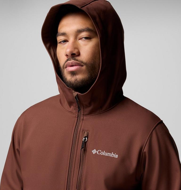 Men's Ascender II Hooded Softshell Hiking Jacket, Color: Tobacco, image 7