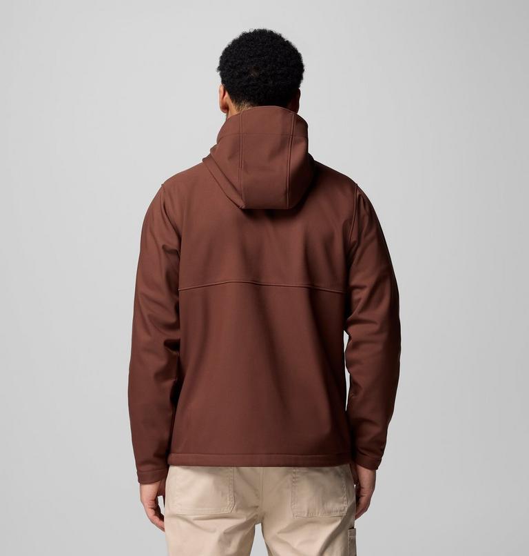 Men's Ascender II Hooded Softshell Hiking Jacket, Color: Tobacco, image 3