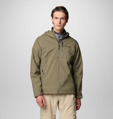 Veste de Randonnée Softshell à Capuche Ascender II Homme, Color: Stone Green, image 1