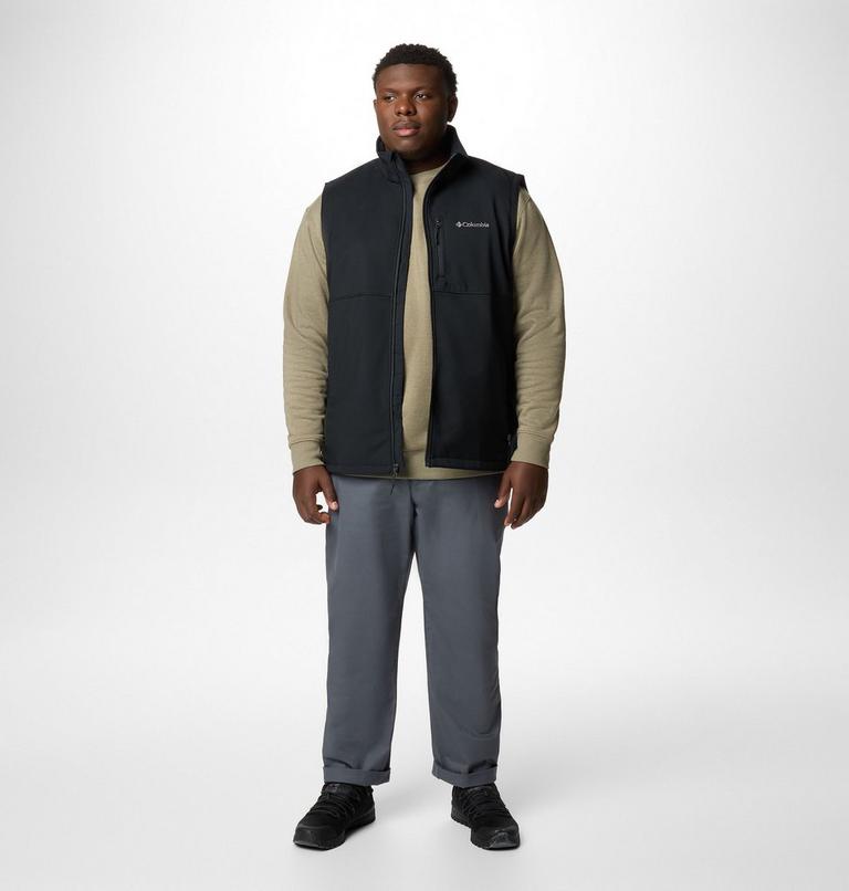 Chaleco softshell de senderismo Ascender II para hombre - Talla grande, Color: Black, image 3