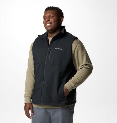 Men's Ascender II Softshell Hiking Gilet - Extended Size, Color: Black, image 8