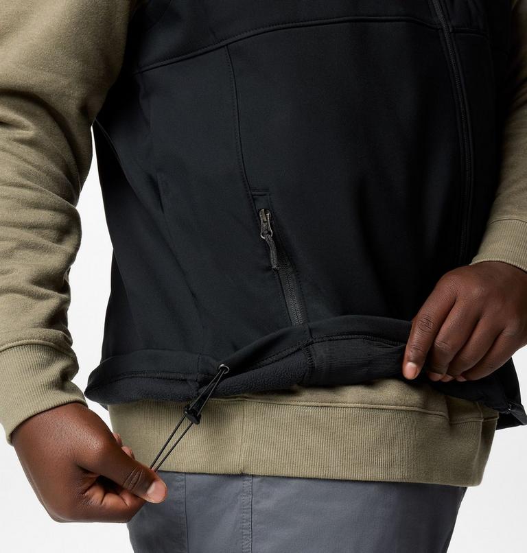 Chaleco softshell de senderismo Ascender II para hombre - Talla grande, Color: Black, image 6