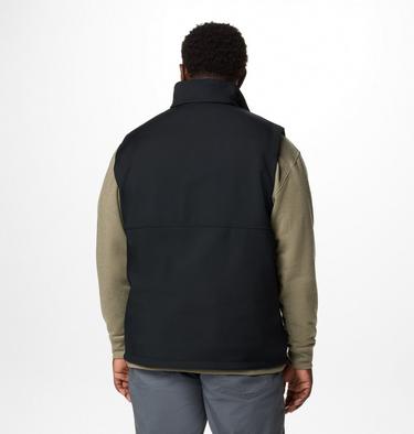 Men's Ascender II Softshell Hiking Gilet - Extended Size, Color: Black, image 6