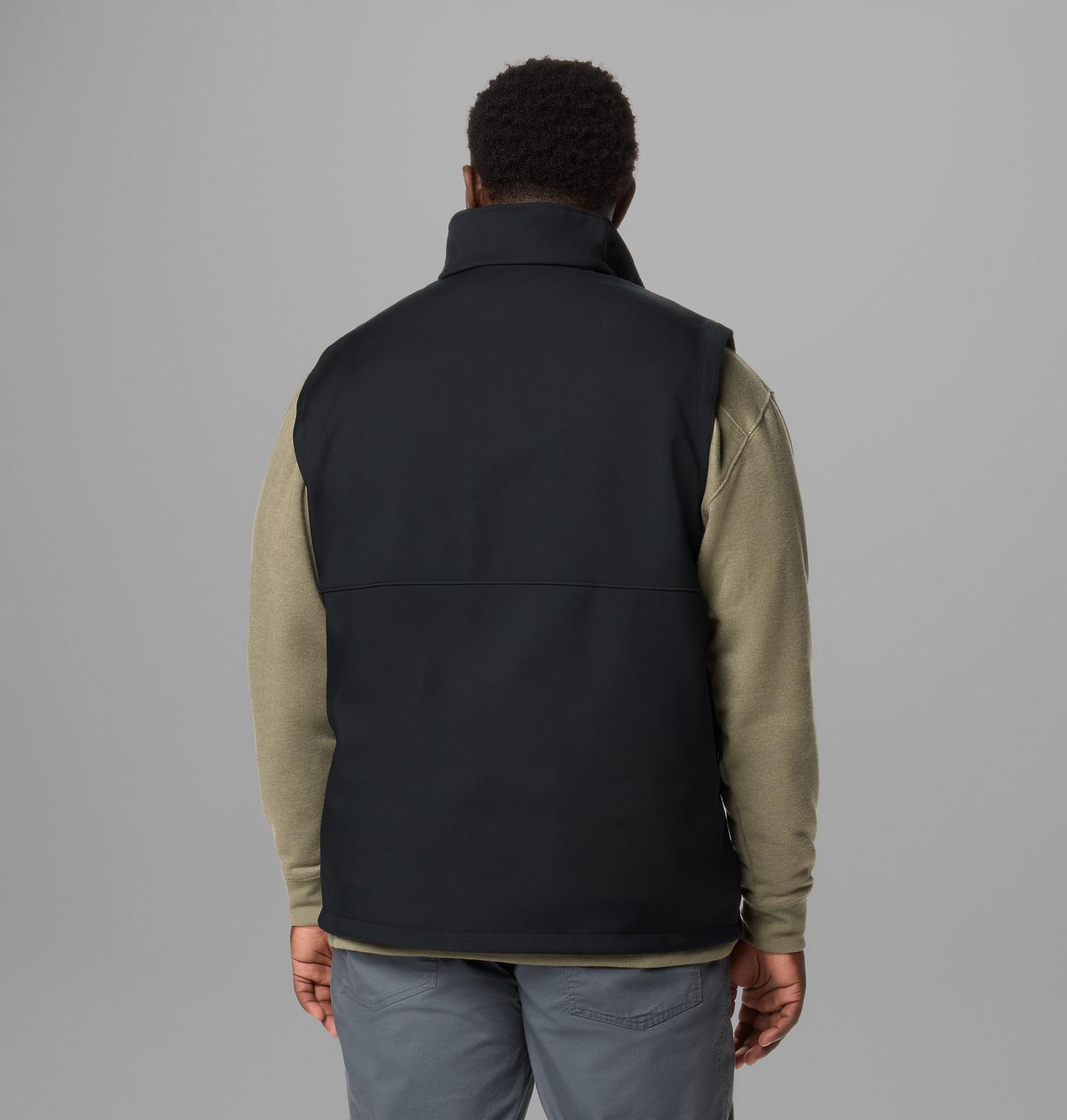 Мужской жилет Columbia Ascender II Softshell Vest - Big, цвет: Чёрный — фото 2