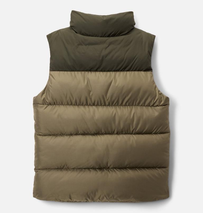 Youth Puffect Puffer Vest, Color: Stone Green, Greenscape, image 2