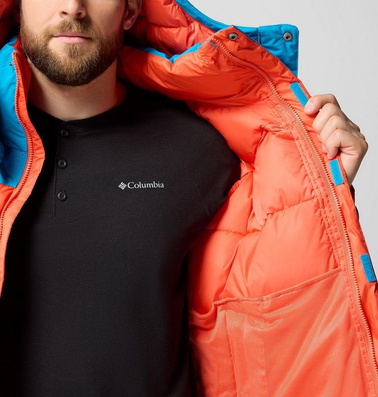 Men's Snowqualmie II Puffer Jacket, Color: Zing, Compass Blue, image 10
