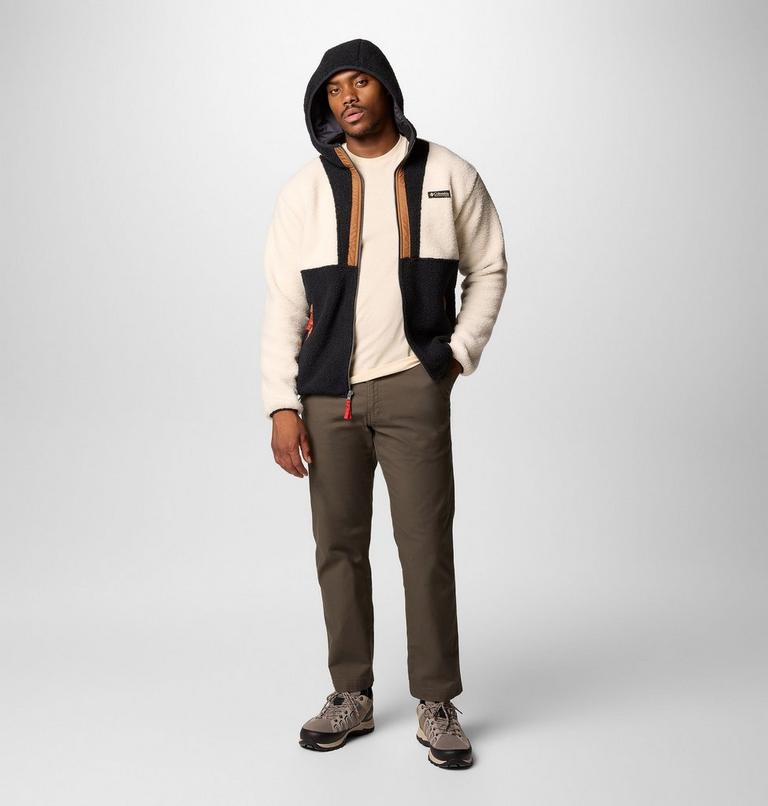 Veste Polaire en Sherpa à Capuche Backbowl II Remastered Homme, Color: Chalk, Black, image 3