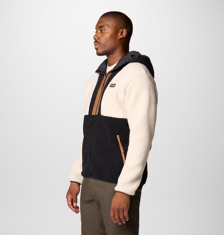 Veste Polaire en Sherpa à Capuche Backbowl II Remastered Homme, Color: Chalk, Black, image 4