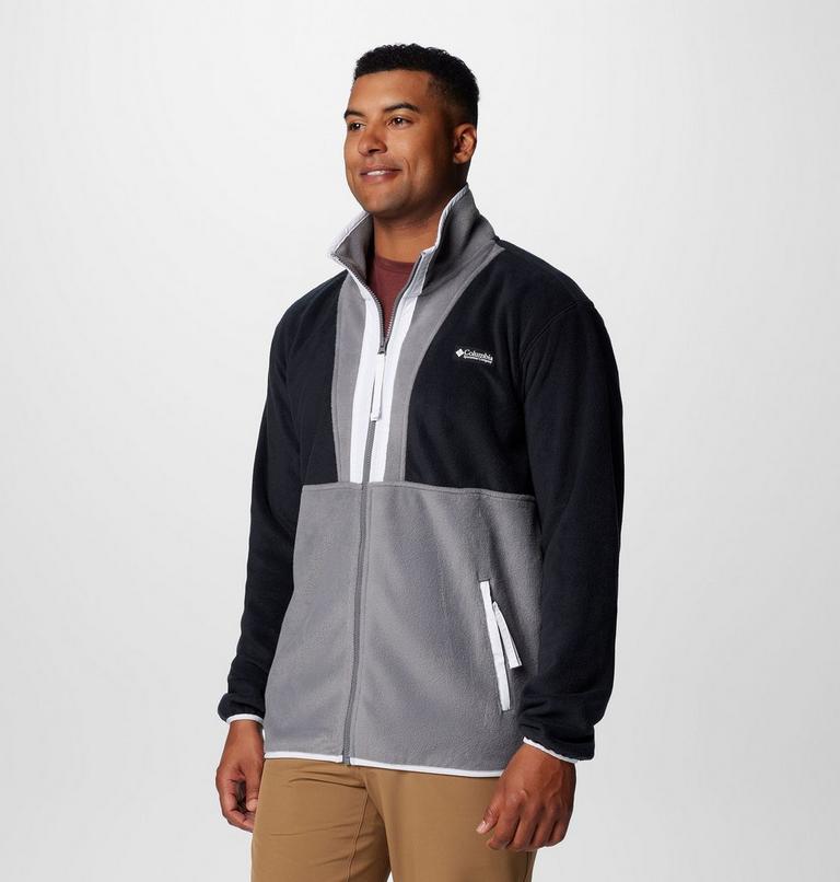 Veste Polaire Backbowl II Homme, Color: Black, City Grey, image 4