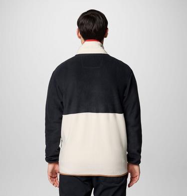 Men's Backbowl II Full Zip Fleece Jacket, Color: Black, Chalk, image 12