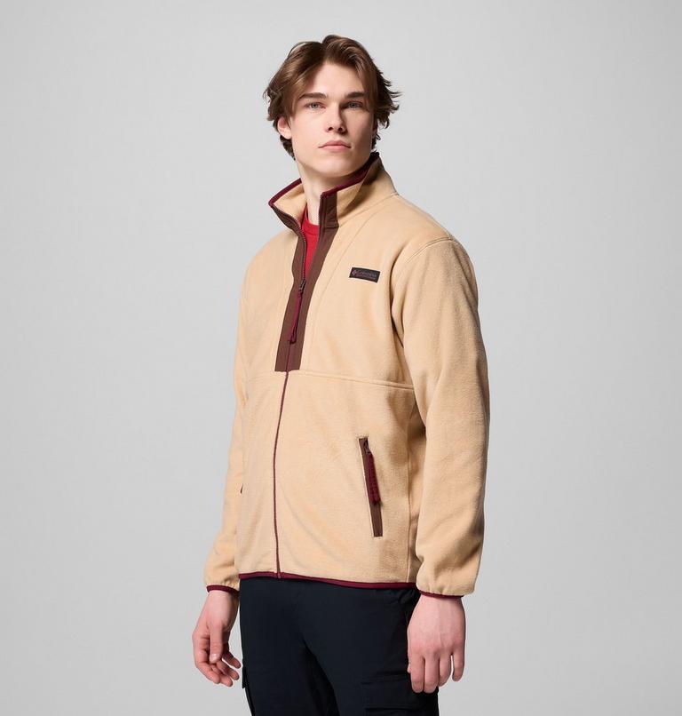 Men's Backbowl II Fleece Jacket, Color: Canoe, Tobacco, image 4