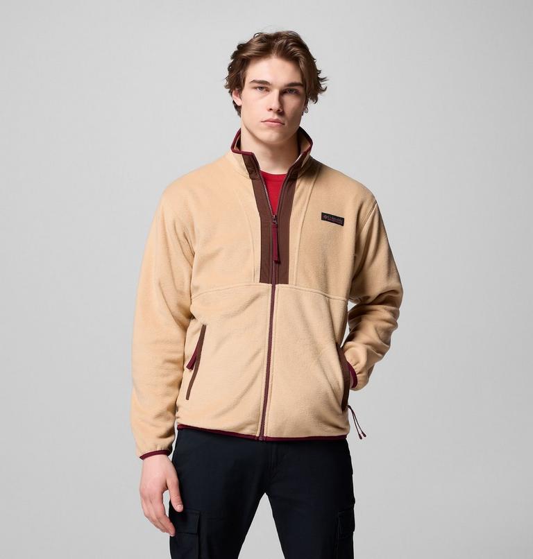 Men's Backbowl II Fleece Jacket, Color: Canoe, Tobacco, image 5