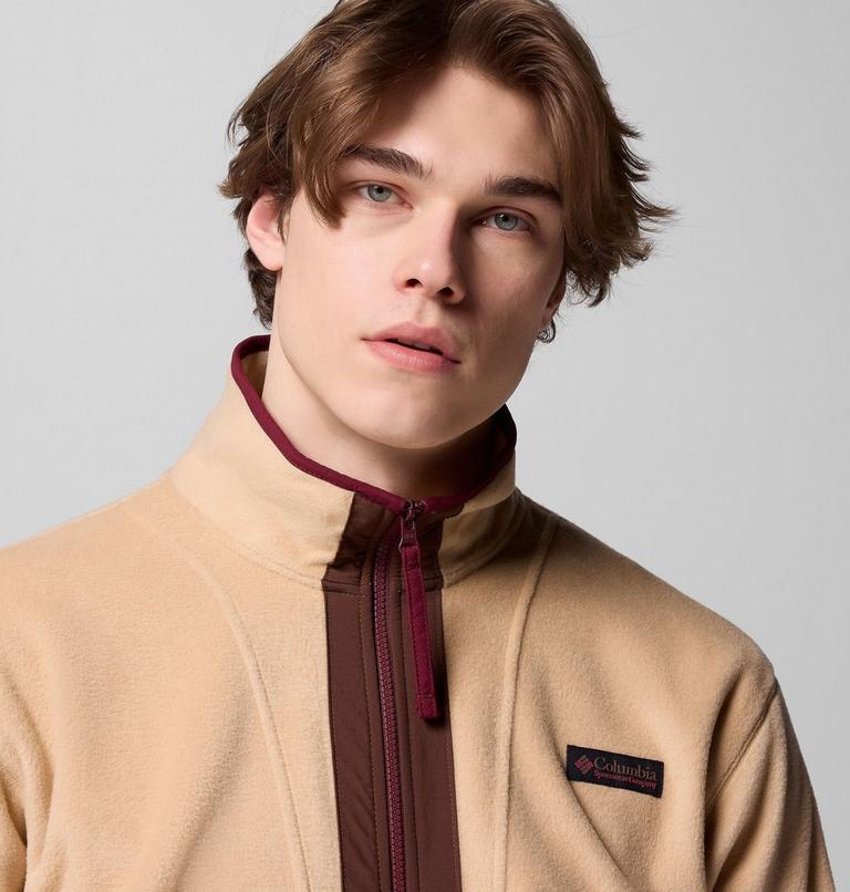 Men's Backbowl II Fleece Jacket, Color: Canoe, Tobacco, image 6