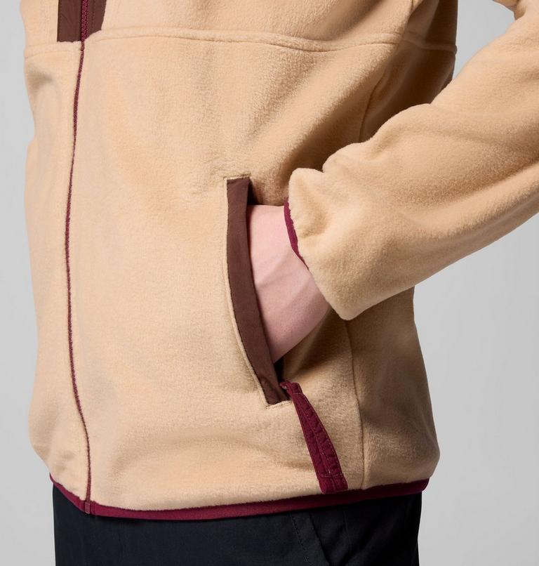 Men's Backbowl II Fleece Jacket, Color: Canoe, Tobacco, image 7