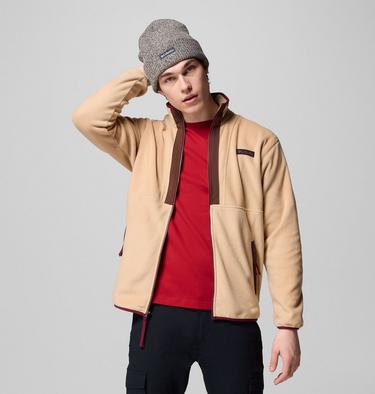 Men's Backbowl II Full Zip Fleece Jacket, Color: Canoe, Tobacco, image 7