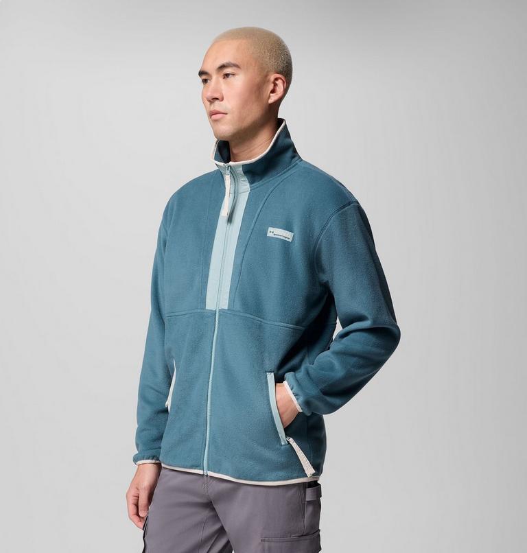 Men's Backbowl II Fleece Jacket, Color: Everblue, Crushed Blue, image 4