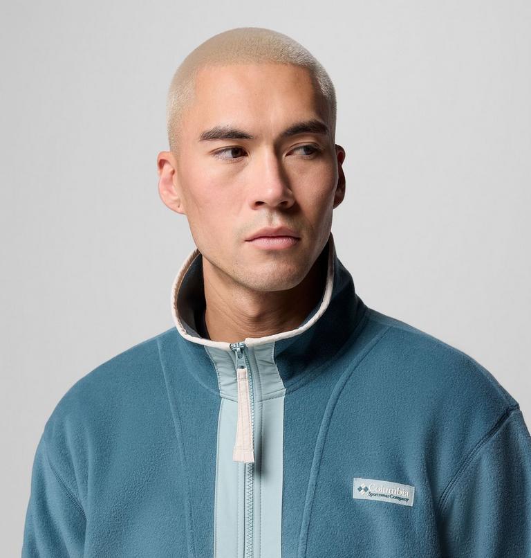 Men's Backbowl II Fleece Jacket, Color: Everblue, Crushed Blue, image 6