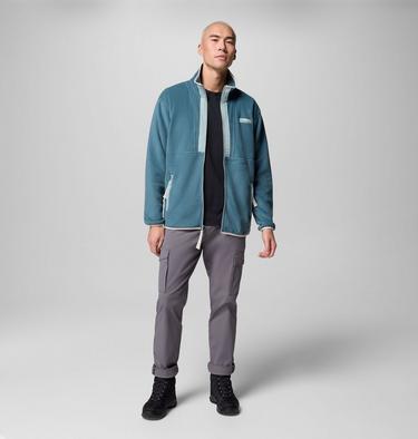 Men's Backbowl II Full Zip Fleece Jacket, Color: Everblue, Crushed Blue, image 4
