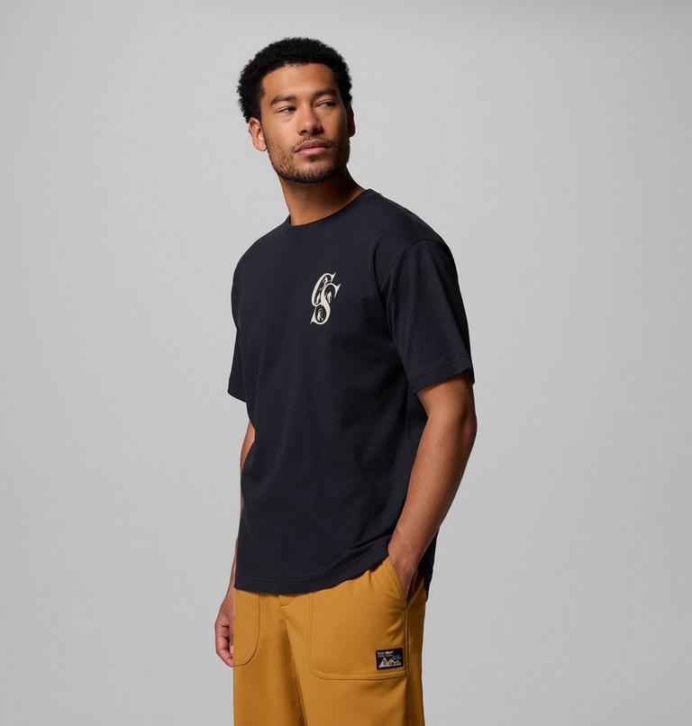 Unisex Wallowa Graphic T-Shirt, Color: Black Heritage Mini, image 4