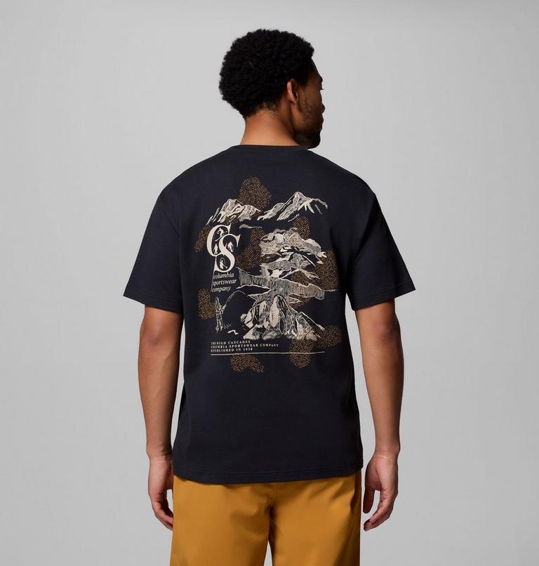 Unisex Wallowa Graphic T-Shirt, Color: Black Heritage Mini, image 1