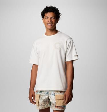 Unisex Wallowa Graphic T-Shirt, Color: Sea Salt, Seashells, image 5