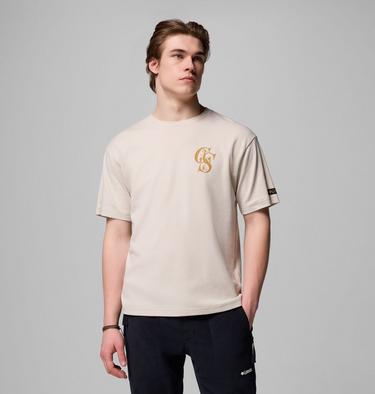 Unisex Wallowa Graphic T-Shirt, Color: Dark Stone Heritage Mini, image 3