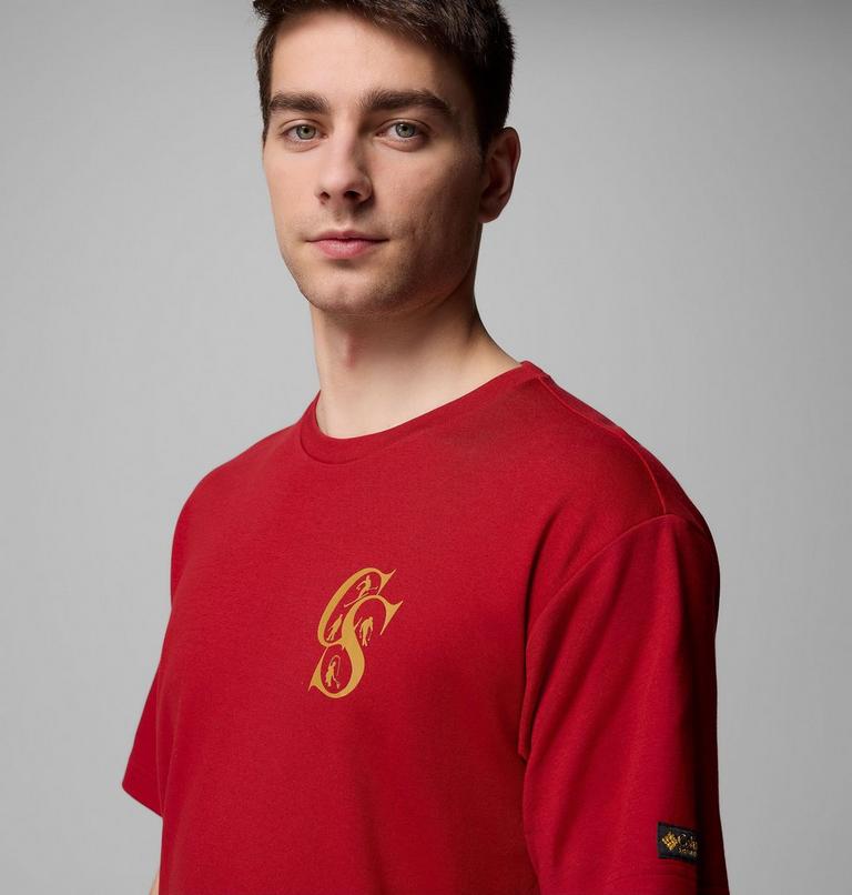 CSC Heritage Graphic Tee, Color: Red Dahlia Heritage Mini, image 5