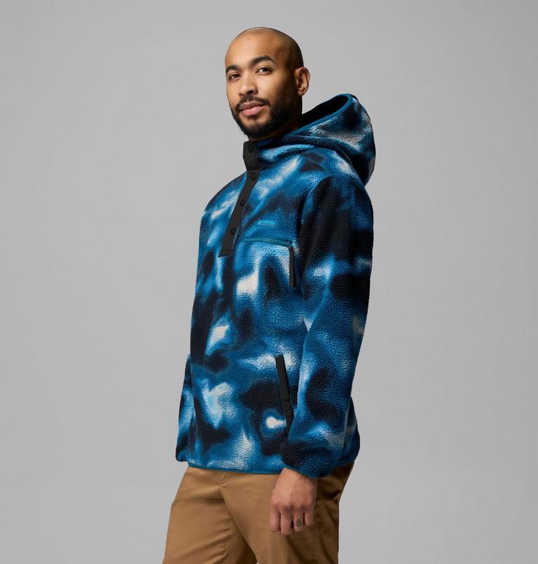 Helvetia Hoodie f&uuml;r M&auml;nner, Color: Phoenix Blue Dyeflow, image 4