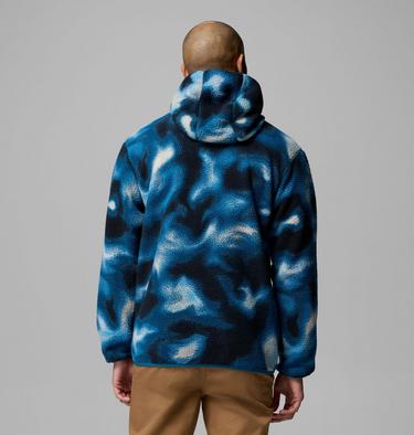 Men's Helvetia Hoodie, Color: Phoenix Blue Dyeflow, image 7