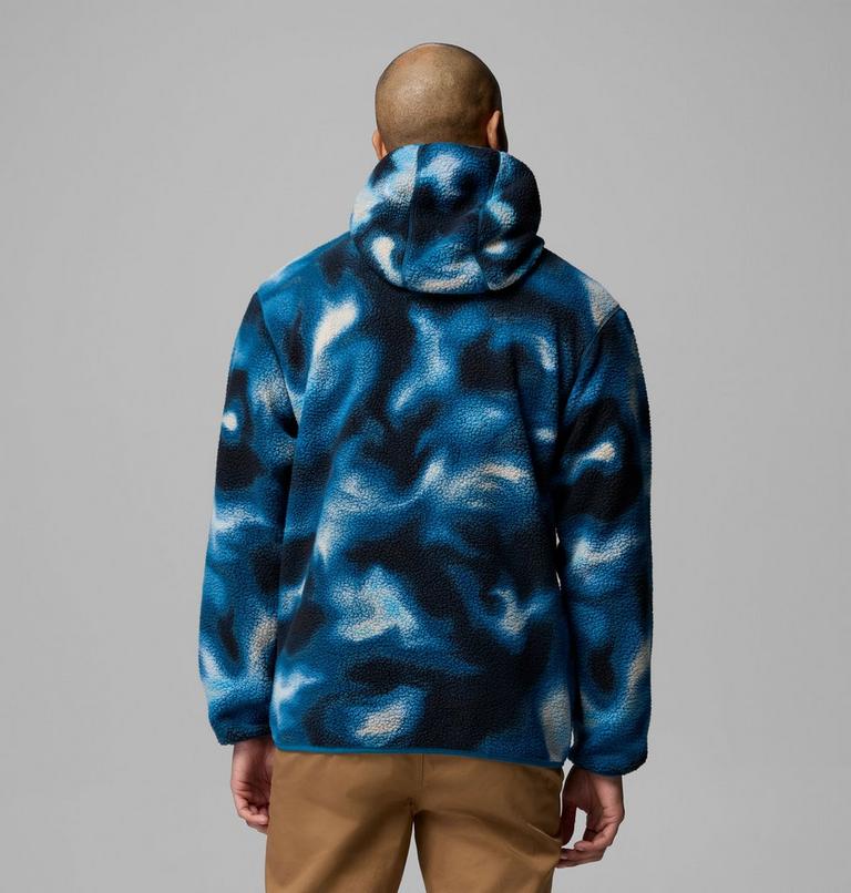 Helvetia Hoodie f&uuml;r M&auml;nner, Color: Phoenix Blue Dyeflow, image 3