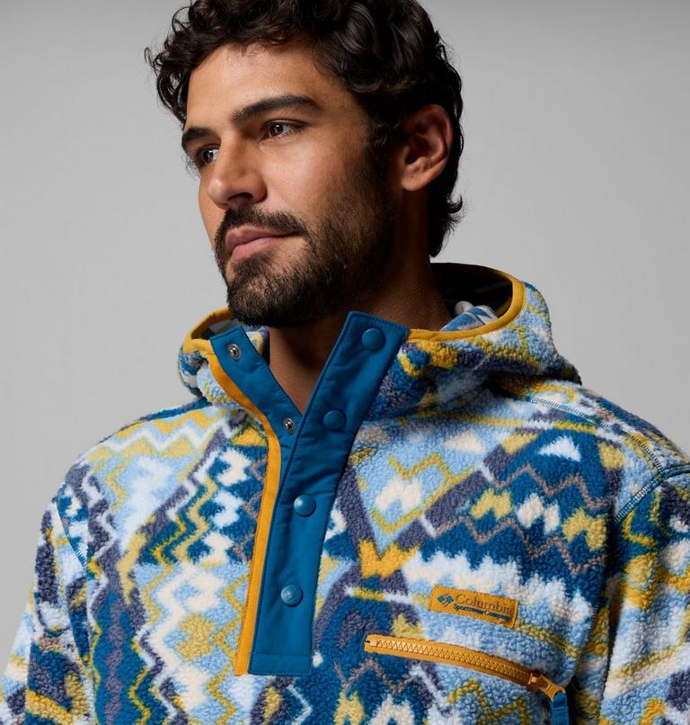 Helvetia Hoodie f&uuml;r M&auml;nner, Color: Phoenix Blue Geomix, image 5