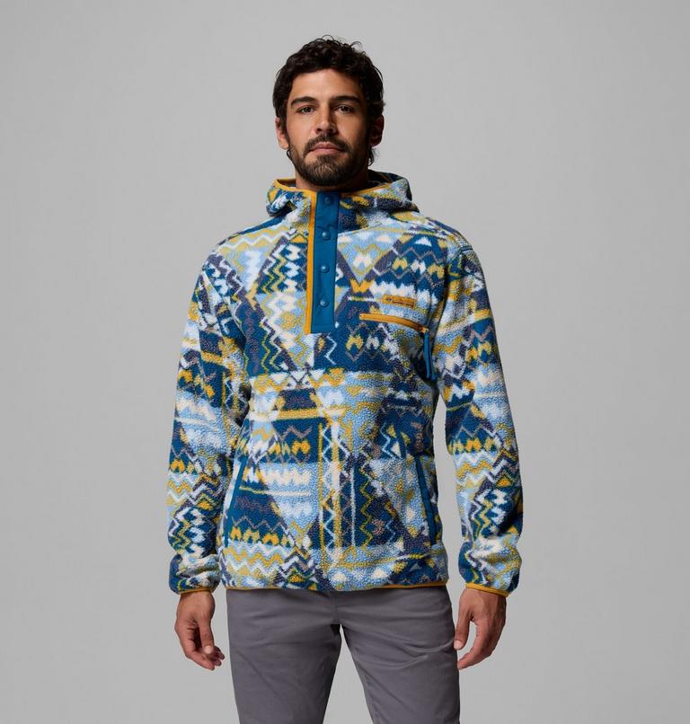 Helvetia Hoodie f&uuml;r M&auml;nner, Color: Phoenix Blue Geomix, image 1