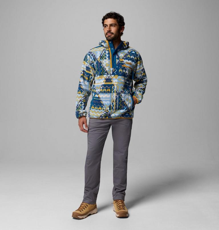 Helvetia Hoodie f&uuml;r M&auml;nner, Color: Phoenix Blue Geomix, image 2