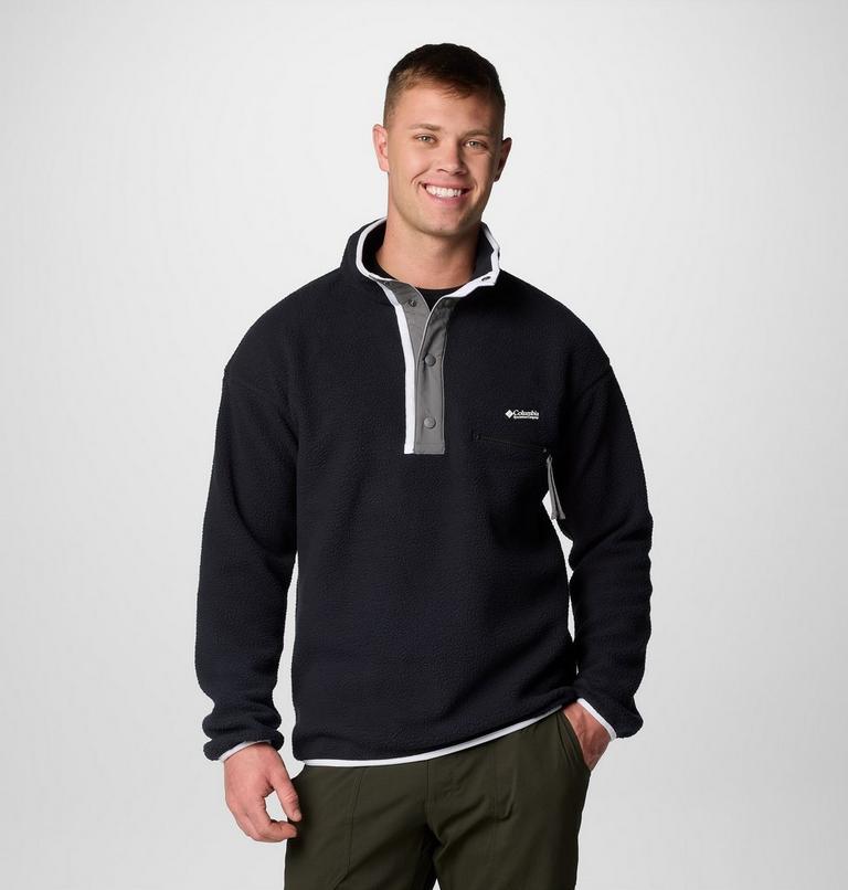 Helvetia II Half Snap Fleece, Color: Black, image 1