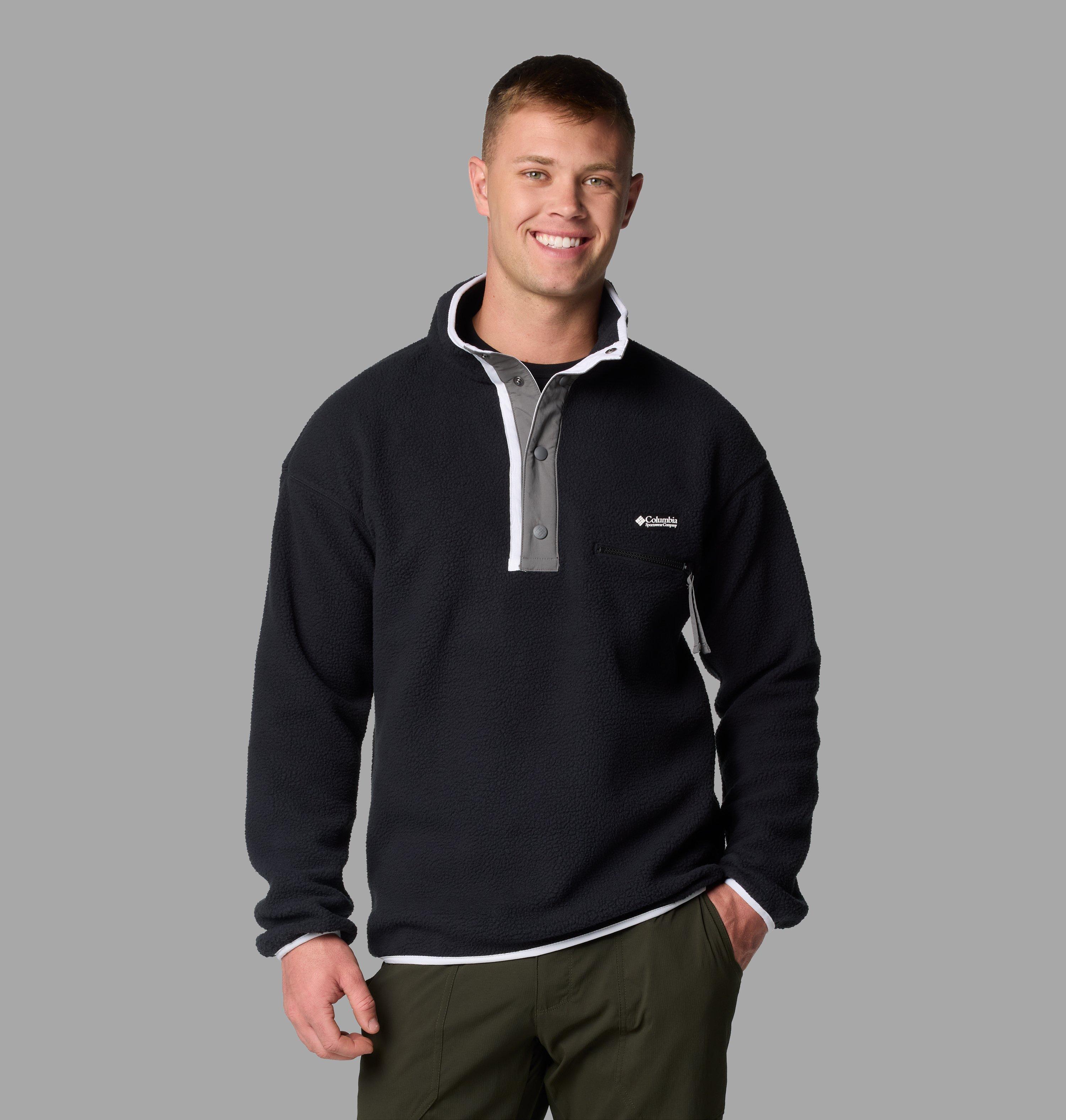 Columbia Sportswear Men's Black Columbia - Helvetia™ Streetwear Fleece - Extra Small