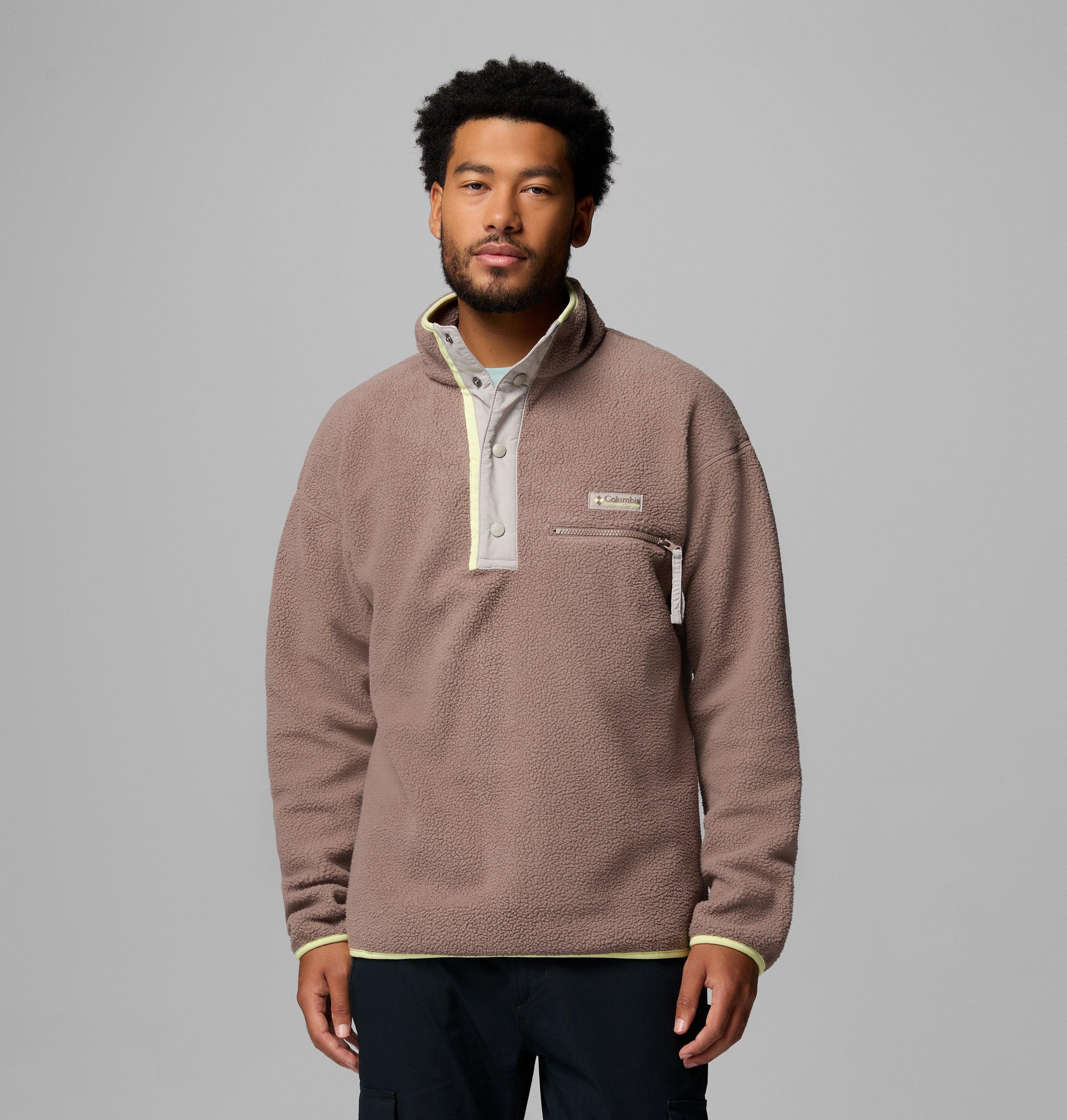 Columbia Sportswear Men's White Columbia - Helvetia™ Streetwear Fleece - Iron Small