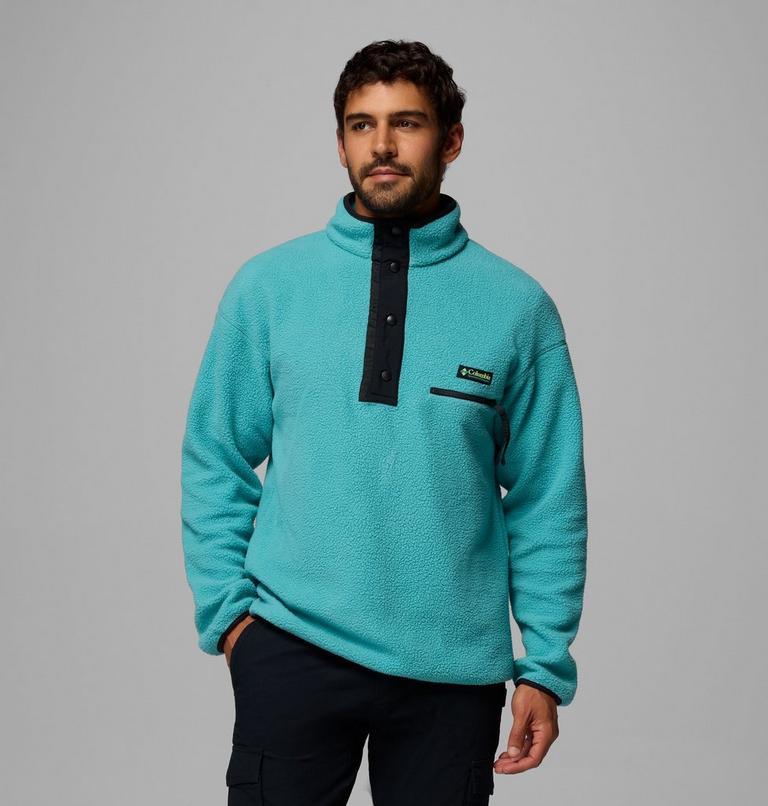 Helvetia Half Snap Fleece f&uuml;r M&auml;nner, Color: Teal, image 1